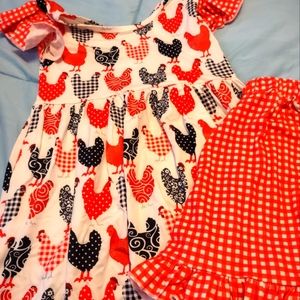 Girl's sz 10/12 boutique outfit.